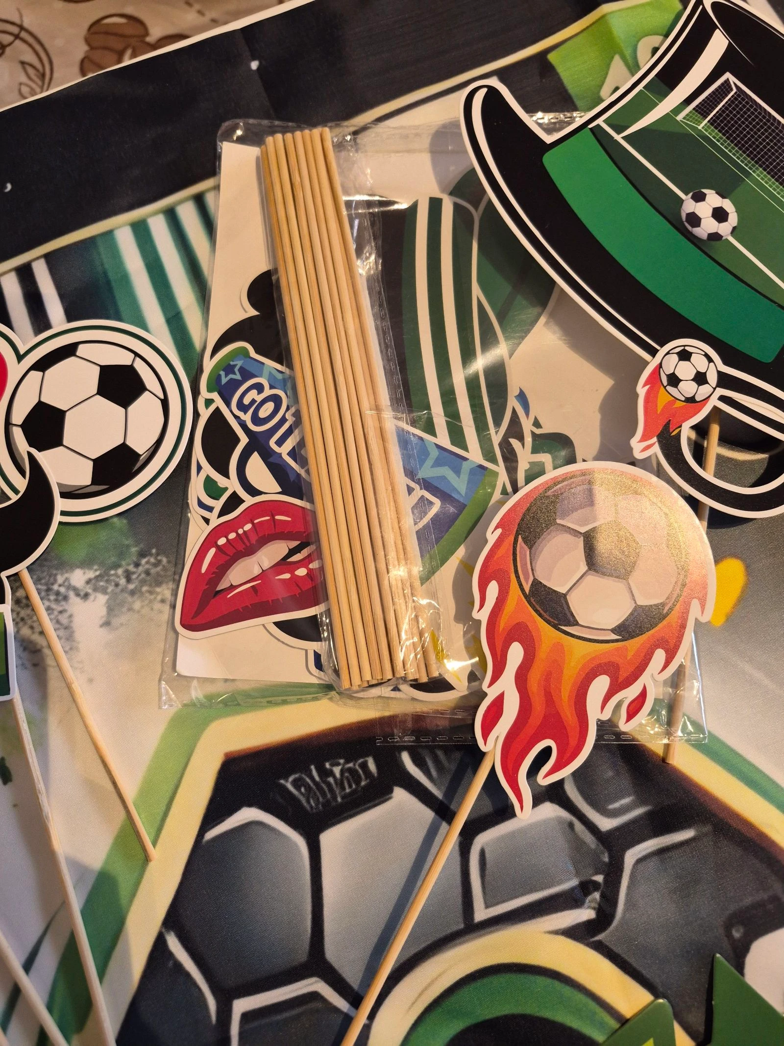 10th Birthday Football Decoration Lot – photo 10